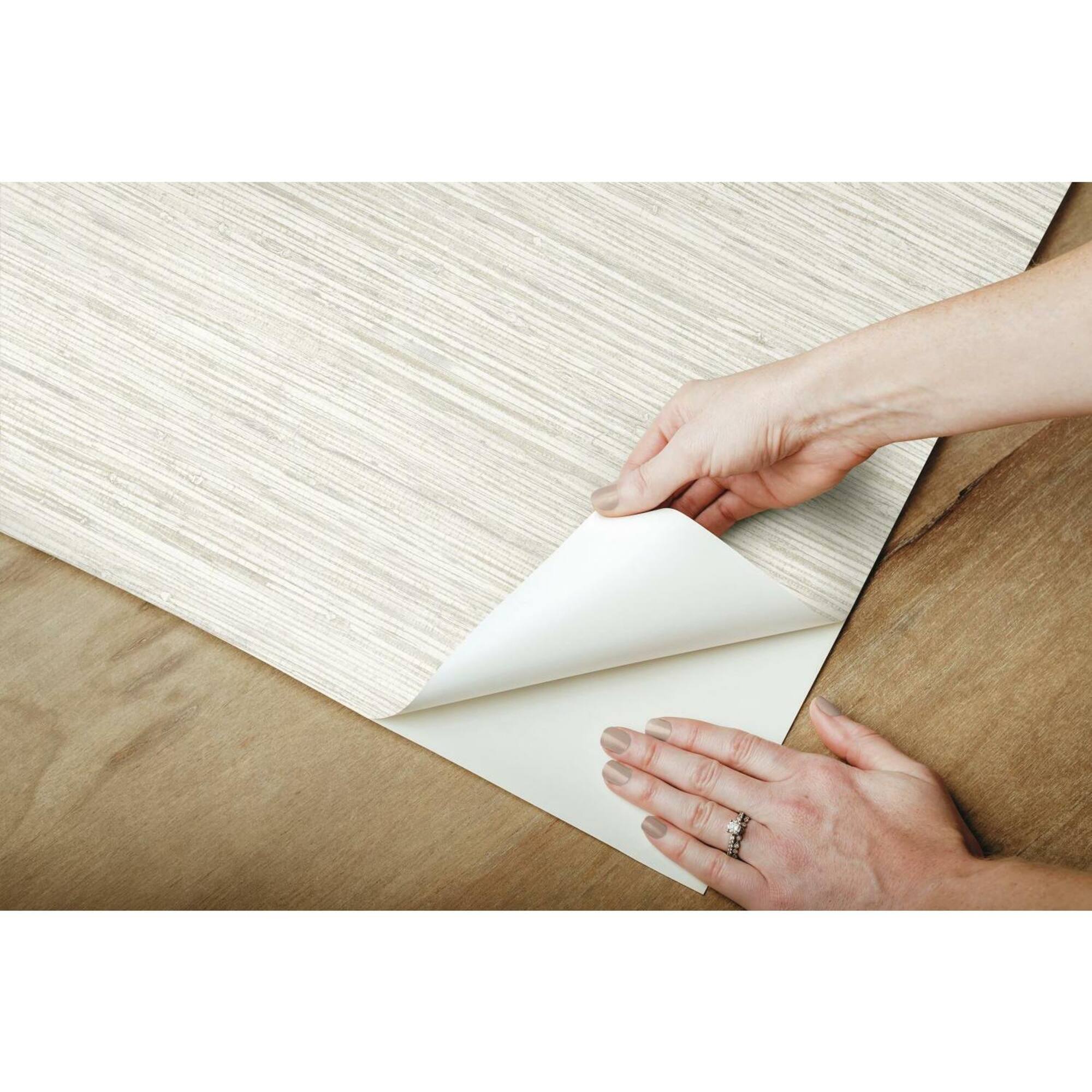 RoomMates Faux Grasscloth Peel & Stick Wallpaper